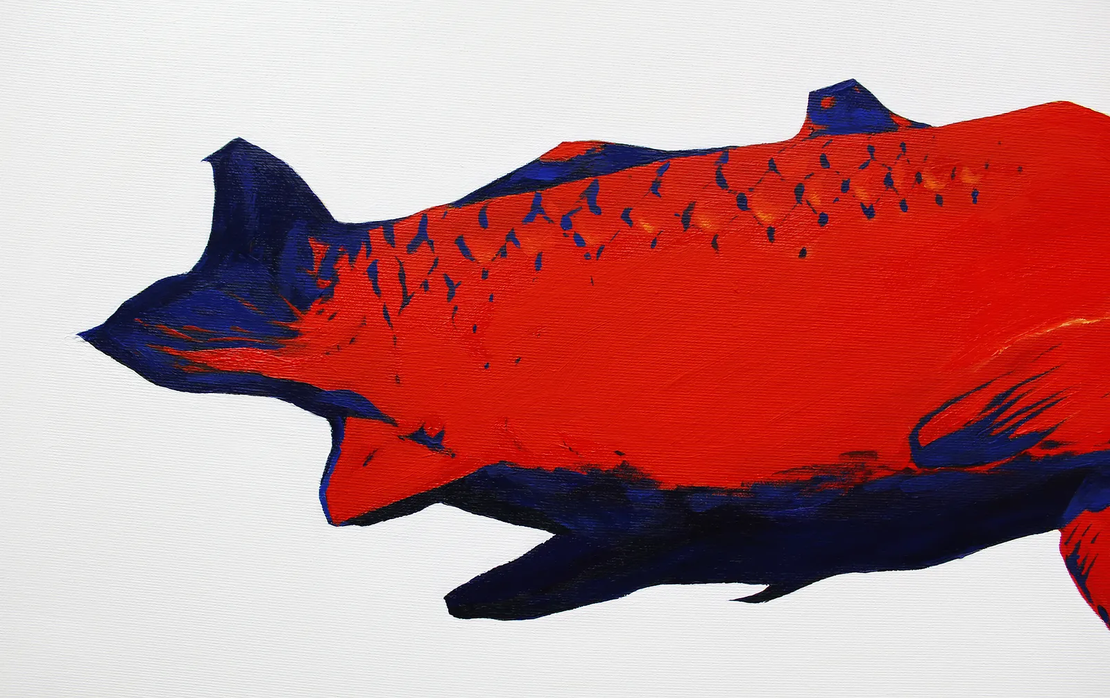 Image of Cramped №1 by Alina Sladkovska, size: 70/30, made of oil on canvas, Painting medium, from Kyiv, part of the Cramped series Photo 2 of 3.