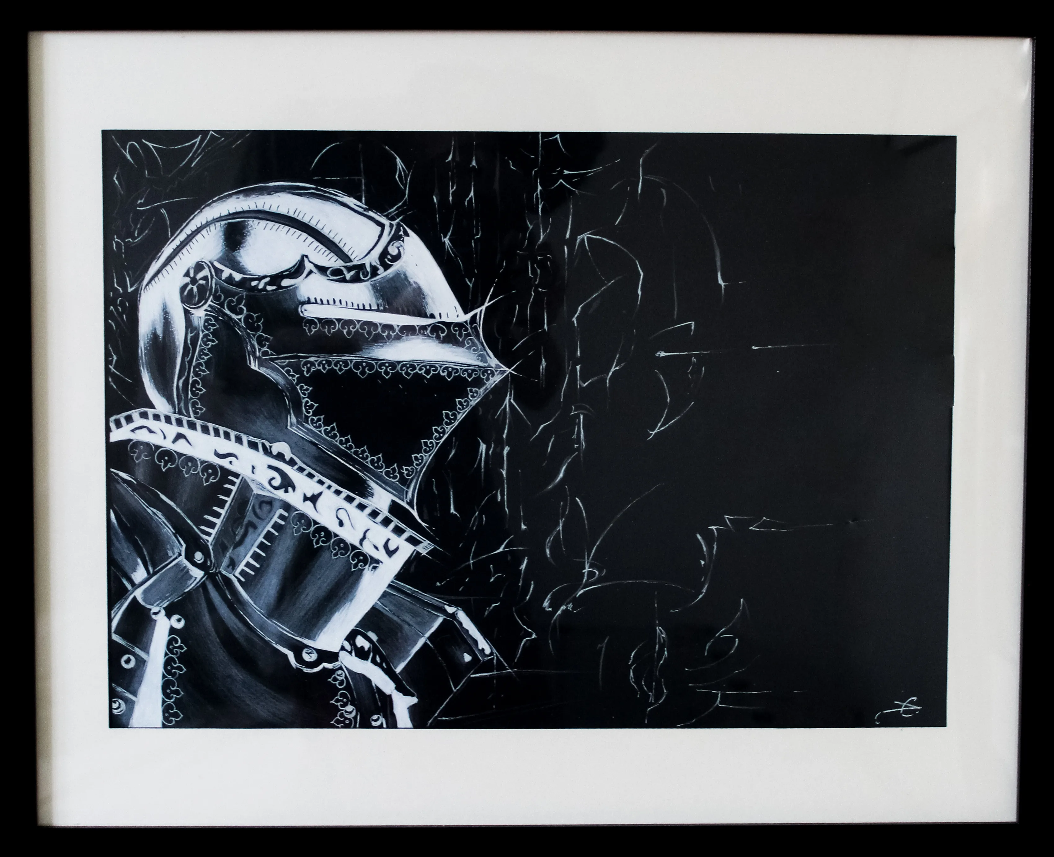 Image of Save the world by Alina Sladkovska, size: 50/40, made of graphics on paper, Graphics medium, from Kyiv, part of the Graphics series, priced at $150