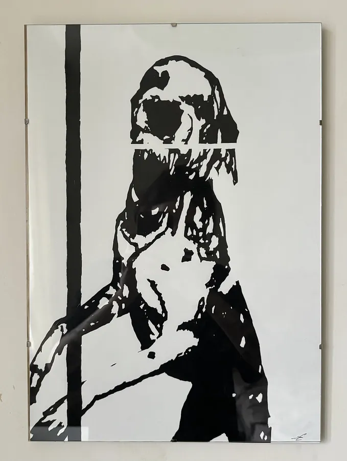 Image of Untitled by Alina Sladkovska, size: 29,7x42, made of acrylic marker, Painting medium, from Ukraine, Kyiv, part of the Collage series, priced at $20